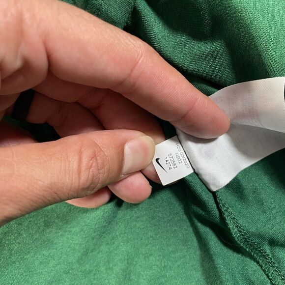 New York Jets Mens Large Nike Dri Fit Short Sleeve NFL Shirt Green Graphic Print - Picture 6 of 8